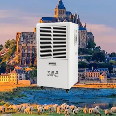 قیمت خوب دستگاه تخلیه رطوبت تجاری 60L/D 220V برای فضای 80-120 متر مربع آنلاین